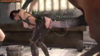 3D bestiality featuring Quiet from Metal Gear