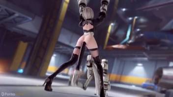 Amazing adult video featuring 2B from Nier