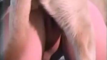 Incredible animal sex with a homemaker